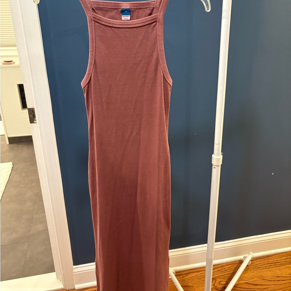 Old Navy Rust Brown Maxi Dress